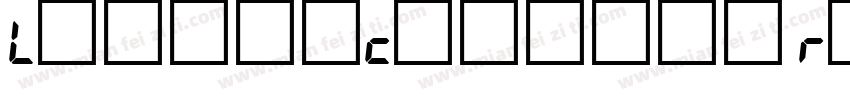 LiquidCrystal Regula字体转换